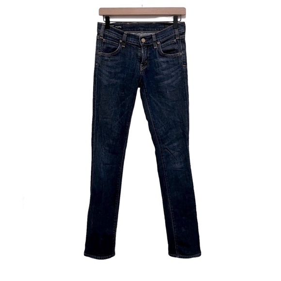 CITIZENS OF HUMANITY Jackie #149 Stretch Straight Leg Jeans Buckle Embroidery 25 - Picture 4 of 15